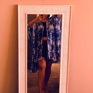 Tye dye boho batwing sleeve kimono